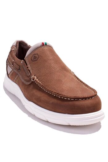 Hammer Jack 10224105 Snap Orthopedic Men's Leather Casual Shoes - Sand