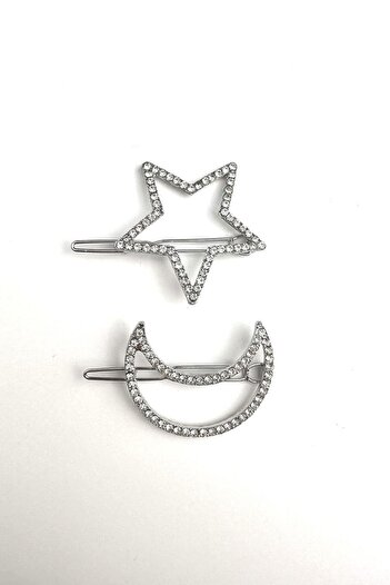 Modex Crystal Jewelled Moon Star Side Buckle