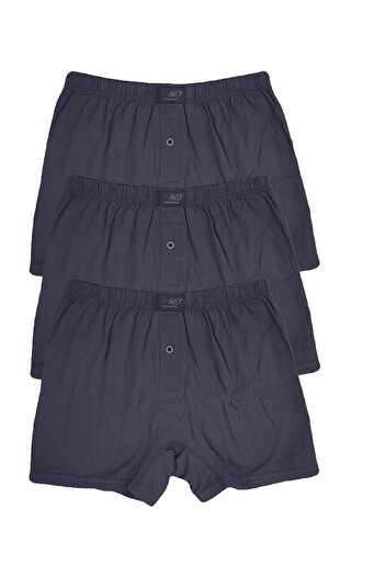 FSM1453 Men's Cotton Classic Cuffed Colored Boxers 3-Piece - 620