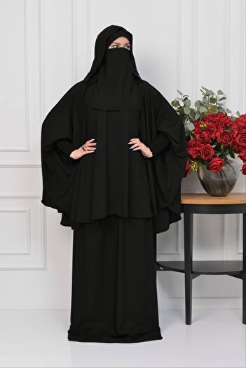 Şahane 3 Piece Abaya Medina Silk