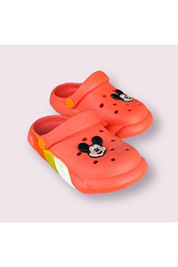 AkınalBella Orange-blue Nursery Beach Pool Slippers Sandals for Boy