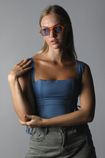 REN Ice Cube Sunglasses Orange