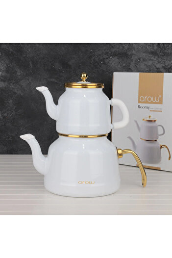 AROW Roomy Enamel Teapot