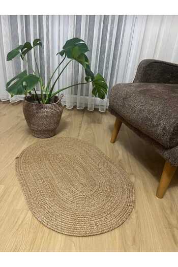 eftlyhome Hooded Jute Mat - Gift, Rug, Door Mat