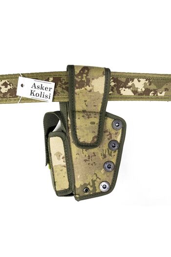 Asker Kolisi Zigana New Camouflage Velcro Military Case