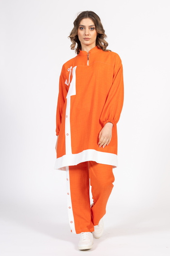 Ayda Triko Tunic-Pants Set