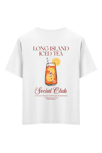 Mounte Bianca Unisex Long Island - Μπλουζάκι Oversize