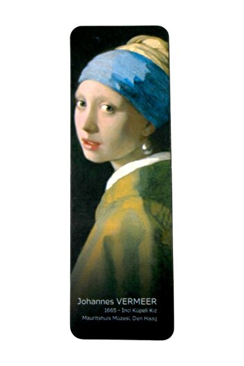 Gıpta Artmaster 1665 Model Girl Bookmark with Pearl Earrings