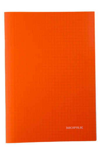 Mopak A5 40 Sheets Checked School Notebook - Plastic Cover