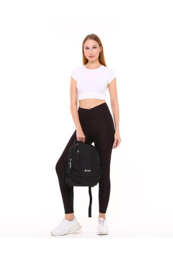 Okapi Backpack Double Compartment Black Okp-125