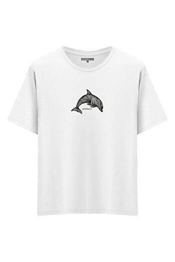 Mounte Bianca Unisex Dolphin - Μπλουζάκι Oversize