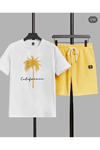 Rex Darius Unisex Printed T-shirt and Shorts Set