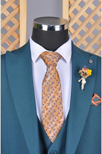 BAGGI SMOKED COLLAR SINGLE BUTTON DOUBLE TEAR-FREE VEST GREEN