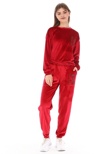 İkmal Σετ Ico Stone Red Crew Neck