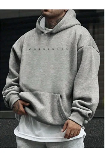MOONBULL Men's Oversize Hooded Sweatshirt - Originals Printed