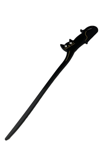 Modex 17cm Lying Cat Figured Stick Hair Bun Clip