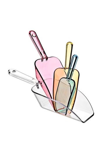 adin tasarım Bar Shovel Ice Shovel 4 Pieces Cocktail Shovel Bartender Ice Shovel Food Shovel Bartender
