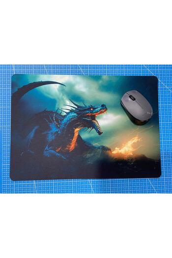 rakkun shop Фантастична подложка за мишка с дракон - 28x40 cm