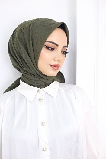 HAR-UM Ticaret Hijab Women's Bamboo Scarf Khaki