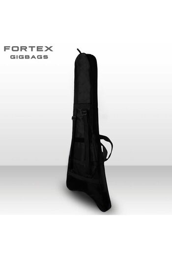 Fortex 300 Serisi V Kasa Elektro Gitar Çantası Siyah