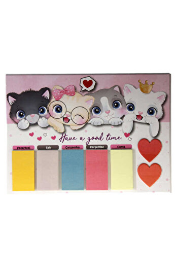 HOBİMOBİ Noteyaz Cute Weekly Planner Hp-3761