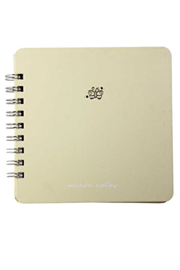 Gıpta Spiral Hard Cover Notebook 100 Sheets Lined 16 X 16 Cm