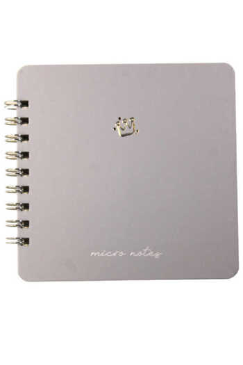 Gıpta Spiral Hard Cover Notebook 100 Sheets Lined 16 X 16 Cm