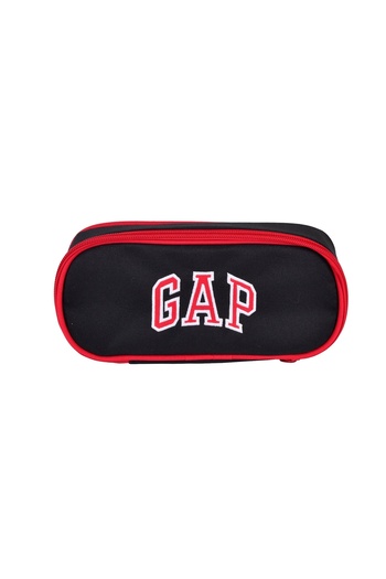 GAP Black Red Organizer Compartment Pencil Bag - 12789