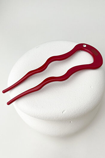 Modex Handmade Single Stone Bone Hair Clip for France - 11 Cm