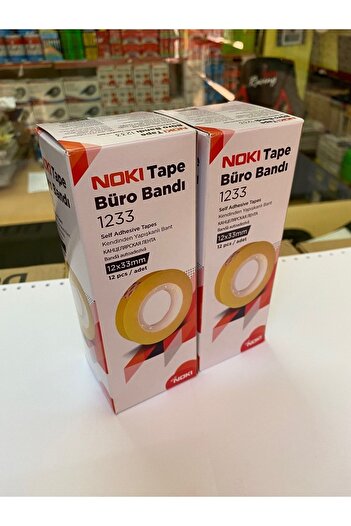 Noki Tape Office Tape 12x33mm 2 Boxes = 24 Pieces