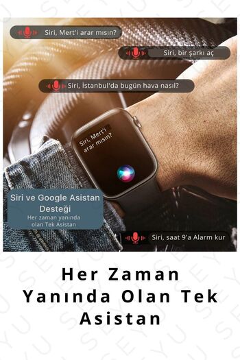 SEYUWATCH Watch 9 Pro Akıllı Saat Iphone Uyumlu Ve Android Tüm Telefonlara Uyumlu Smartwatch