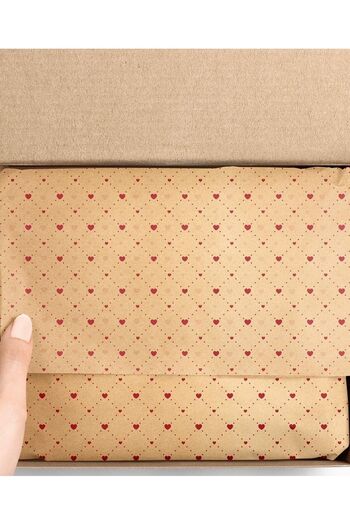 AkalBatu 25 Pack Pure Love Series Wrapping Paper - 50X70 cm - Flower Wrapping Paper