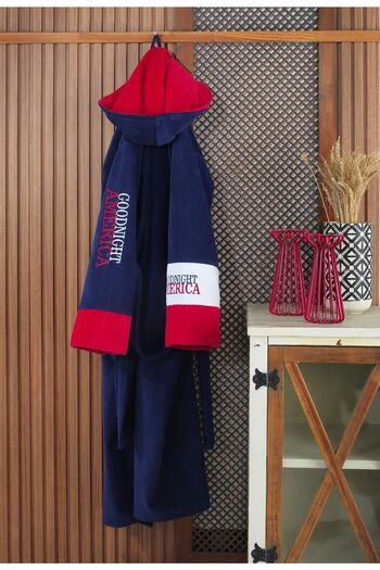 ESMEN America Hooded Bathrobe