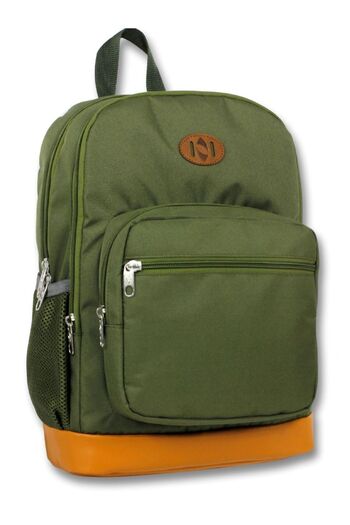 ÜMİT ÇANTA Cennec Four-Compartment Primary School School Backpack - Girls and Boys - Green