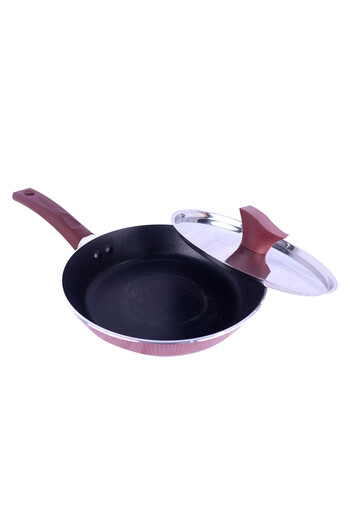 Bin-Shihoun Abomar Mondial Non-Stick Frying Pan With Lid