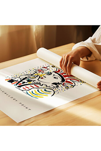 ARTHOUSECOLLECTIVE Picasso Poster - Wall Decoration - Frameless Poster in Table Dimensions
