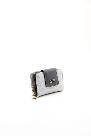 Silver Polo Антрацит Nv935 - A.Gümüş Жіночий гаманець для карток