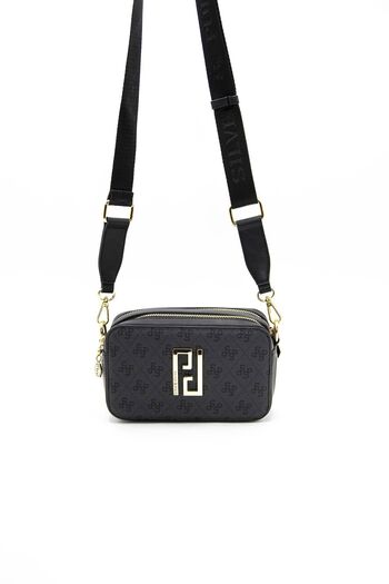 Silver Polo Antracit - Negru Nv1078 Geantă crossbody pentru femei
