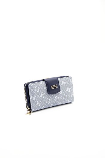 Silver Polo Laci Nv928 Blue Women's Wallet Card Holder