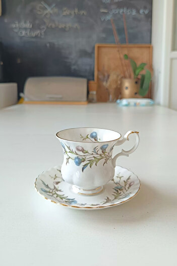 Royal Albert Brigadoon Vintage Coffee Set - 2 Pieces, Double Size
