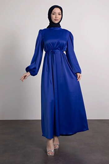 LARİS Thin Rope Detailed Tied Dress