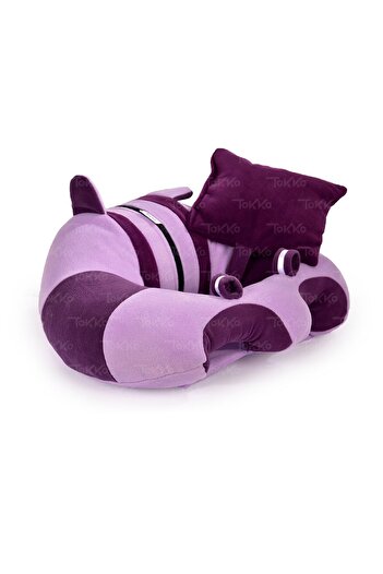 TOKKO Lilac Purple Baby Seating Cushion and Pillow Gift - Large Baby Seat