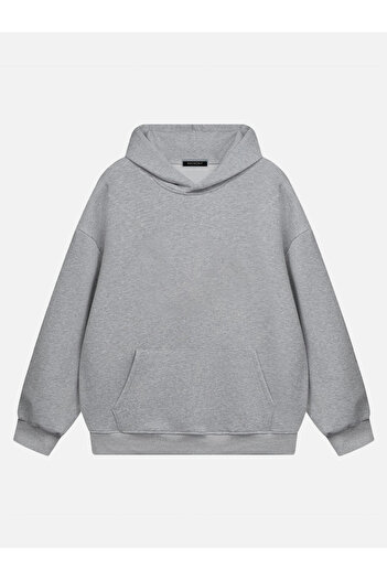 Mad&Calf Lucky Printed Women's Oversize Fleece Hooded Sweatshirt