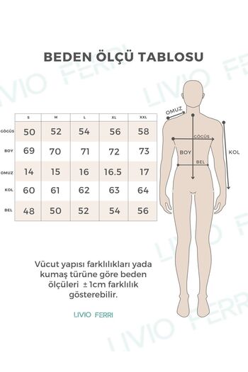 Livio Ferri Ανδρικό απλό πουκάμισο Easy-Iron Basic Fit 4 Seasons