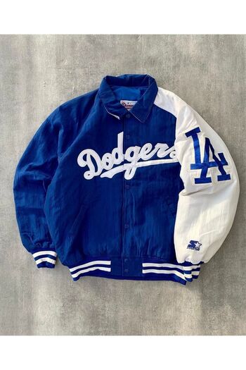 OTAKU Пальто-бомбер унісекс оверсайз Dodgers в стилі оверсайз