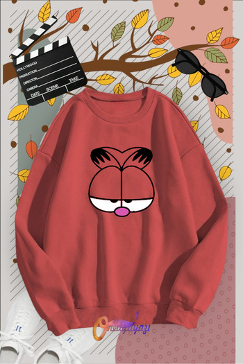 oneagılyazı Crew Neck Printed Sweatshirt