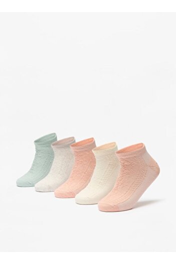 Flora Bella by Shoexpress Flora Bella Assorted Ankle Length Socks - Set of 5