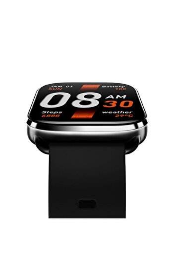 QCY Watch GS 46mm  Akıllı Saat (SESLİ GÖRÜŞME ÖZELLİKLİ) Siyah