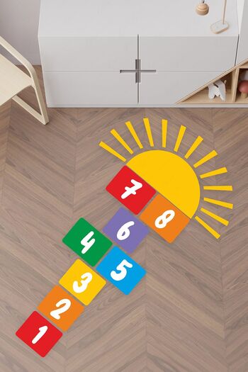 MSticker Set de autocolante educaționale pentru copii, cu tematică curcubeu și soare, joc de tip păpădie, distracție și distracție