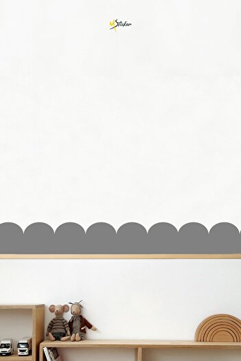 MSticker Decorative Border Foil, Wall Border Decorative Practical Foil Sticker Wall Panel Mounted Foil Border